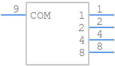 SC-1010B - Nidec Copal - PCB symbol