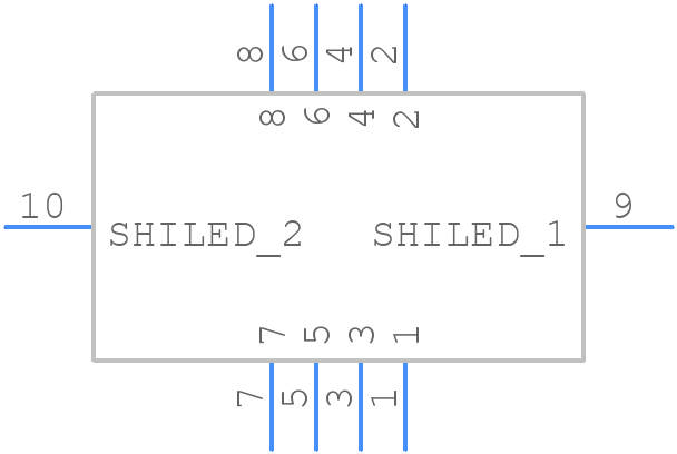 0438600025 - Molex - PCB symbol