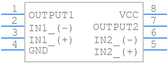 LM393M - onsemi - PCB symbol