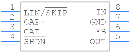 MAX1673ESA+ - Analog Devices - PCB symbol