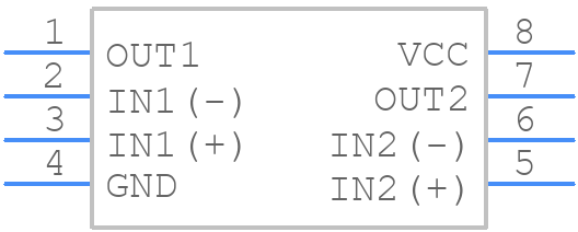 LM358M - onsemi - PCB symbol