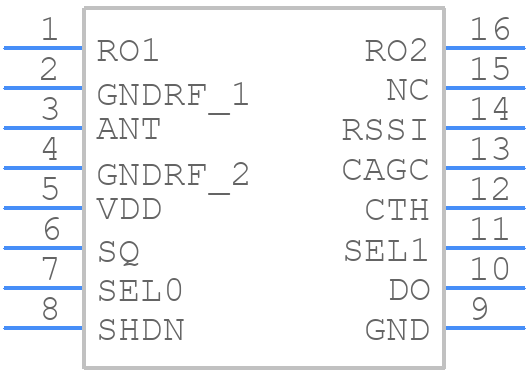 MICRF220AYQS-TR - Microchip - PCB symbol