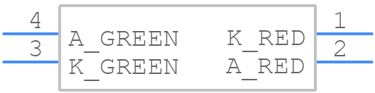 LTST-E682KRKGWT - Lite-On - PCB symbol