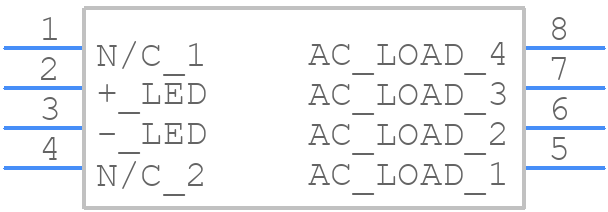 CPC1964B - LITTELFUSE - PCB symbol