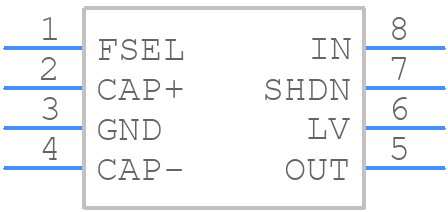 MAX1681ESA+ - Analog Devices - PCB symbol