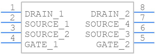 TPCS8205(TE12L) - Toshiba - PCB symbol