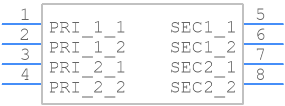 FS12-1000-C2 - Triad Magnetics - PCB symbol