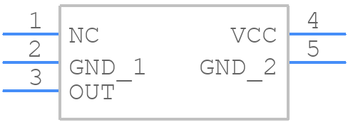 MAX6613MXK+T - Analog Devices - PCB symbol