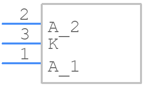 VAOB-3GADE2-C - Visual Communications Company - PCB symbol