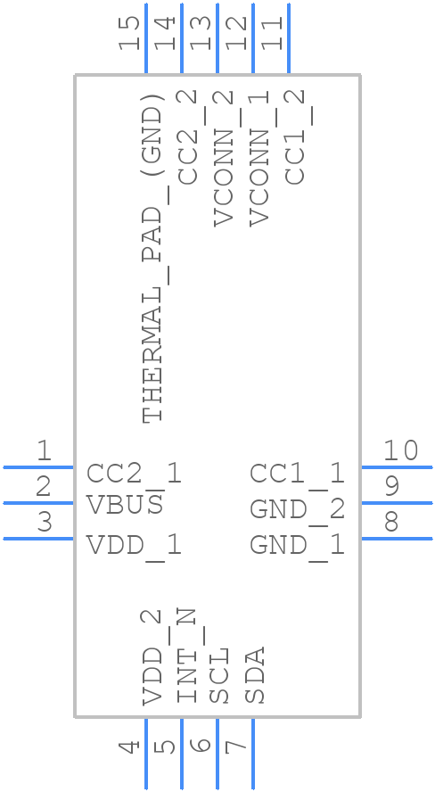 FUSB302B11MPX - onsemi - PCB symbol