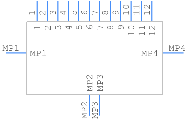 0527451297 - Molex - PCB symbol