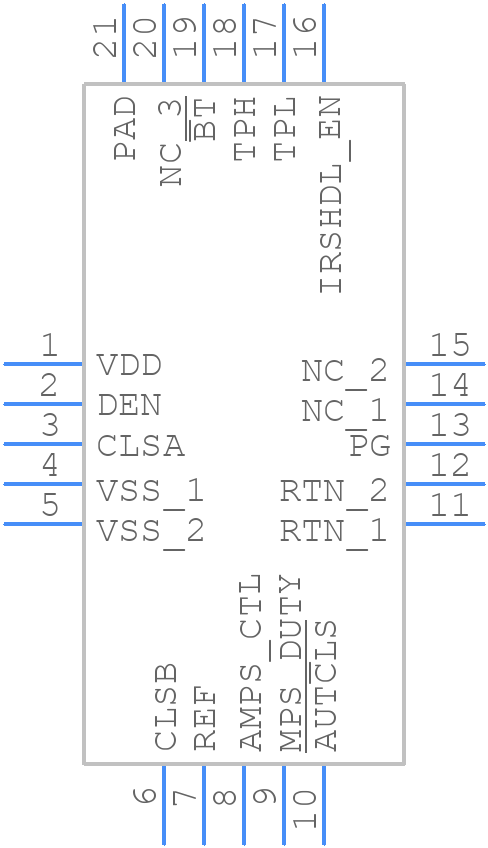 TPS2372-4RGWT - Texas Instruments - PCB symbol