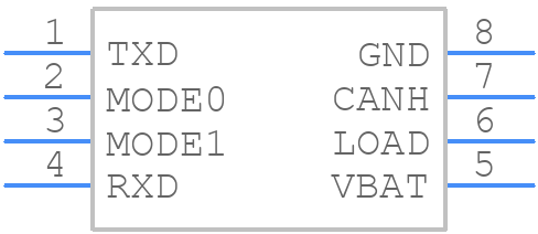 TH8056KDC-AAA-008-RE - Melexis - PCB symbol