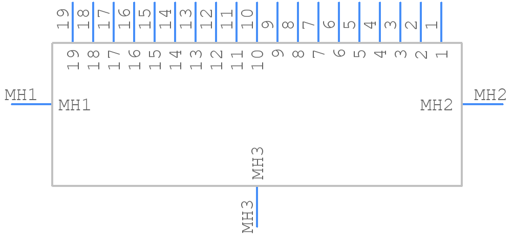 0476591000 - Molex - PCB symbol