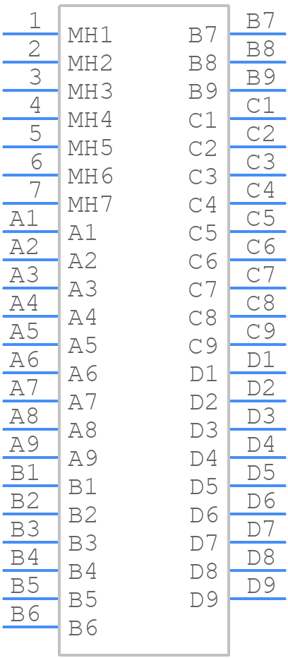 904-036-225-002 - EDAC - PCB symbol