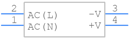 KWS10A-15 - TDK Lambda - PCB symbol