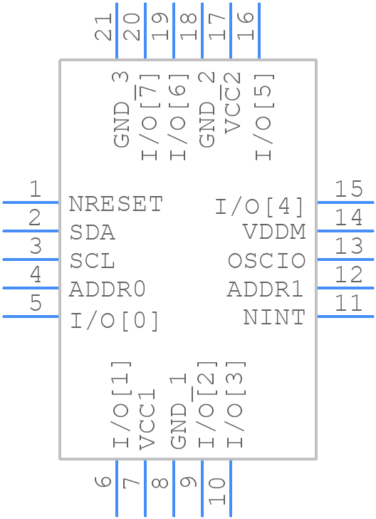 SX1508BIULTRT - SEMTECH - PCB symbol