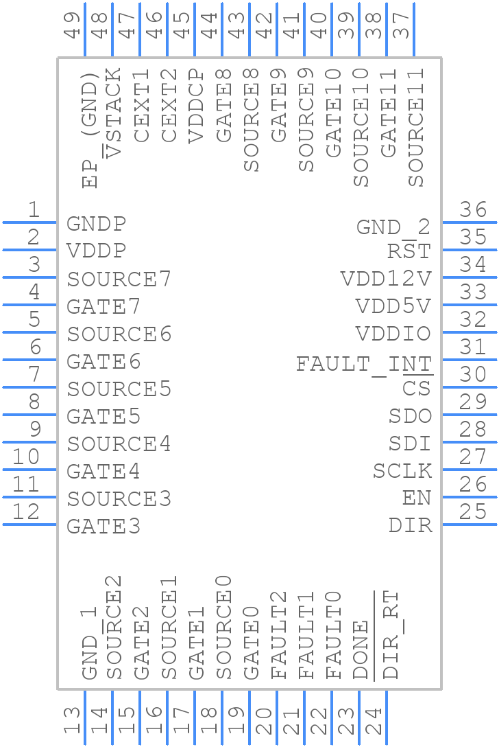 EMB1428QSQ/NOPB - Texas Instruments - PCB symbol