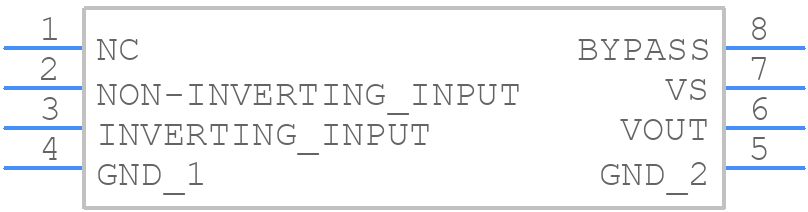 LM380N-8 - Texas Instruments - PCB symbol