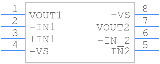 ADA4805-2TRMZ-EP - Analog Devices - PCB symbol