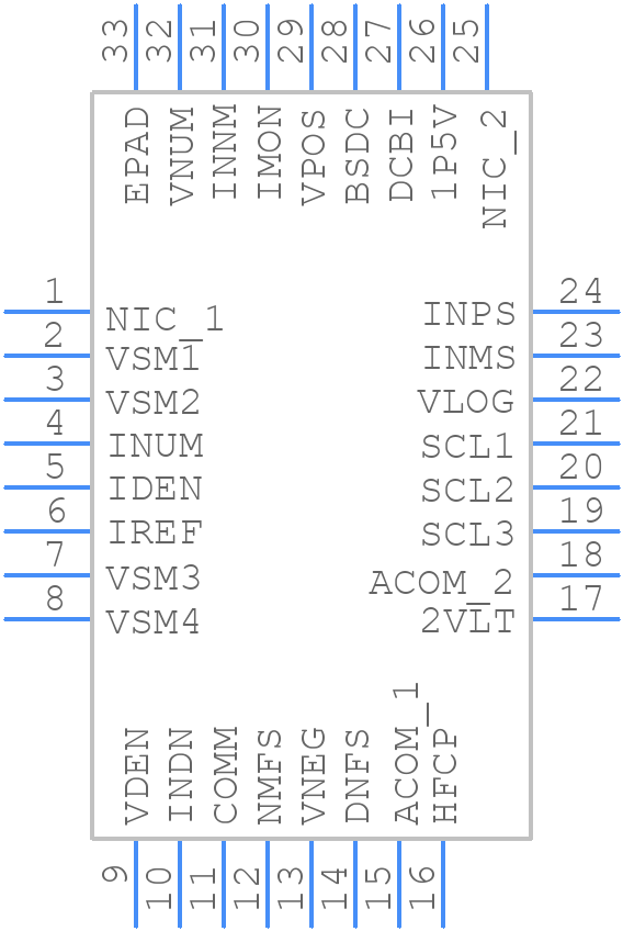 ADL5304ACPZ-R2 - Analog Devices - PCB symbol
