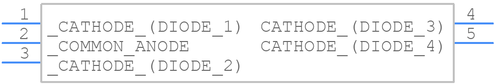 PESD3V3L4UW,115 - Nexperia - PCB symbol