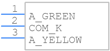 WP130WDT/GYW - Kingbright - PCB symbol