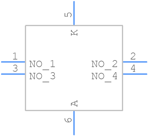 TL1265BQSCLR - E-Switch - PCB symbol