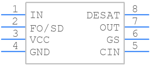FAN3181TMX - onsemi - PCB symbol