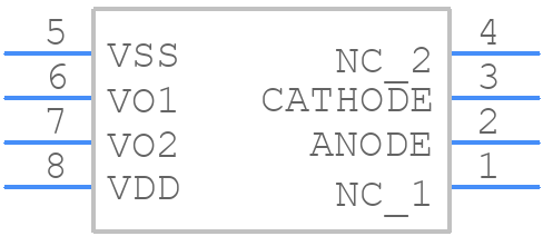 FOD3150S - onsemi - PCB symbol