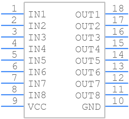 IS1-2981RH-QS9000 - Renesas Electronics - PCB symbol