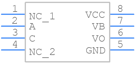 SFH6319T - Vishay - PCB symbol