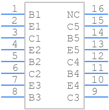 HFA3128B96 - Renesas Electronics - PCB symbol