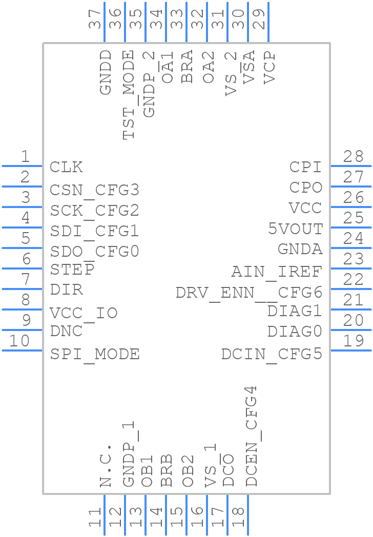 TMC2130-LA-T - Analog Devices - PCB symbol