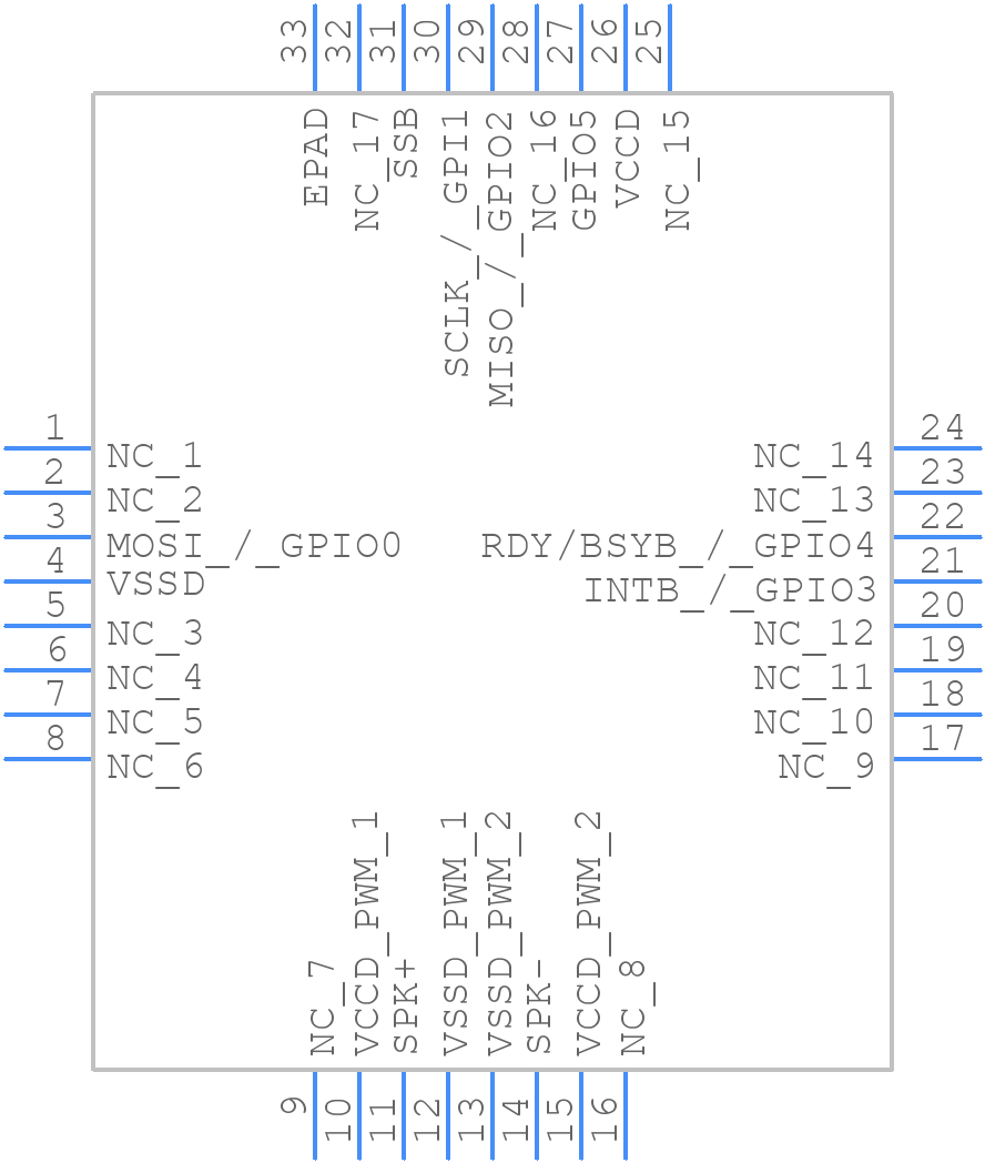 ISD2360YYI - Nuvoton - PCB symbol