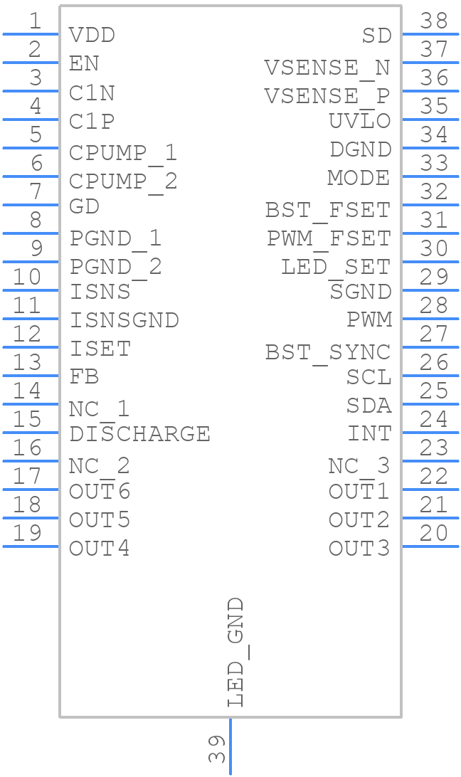 PLP8866QDCPRQ1 - Texas Instruments - PCB symbol