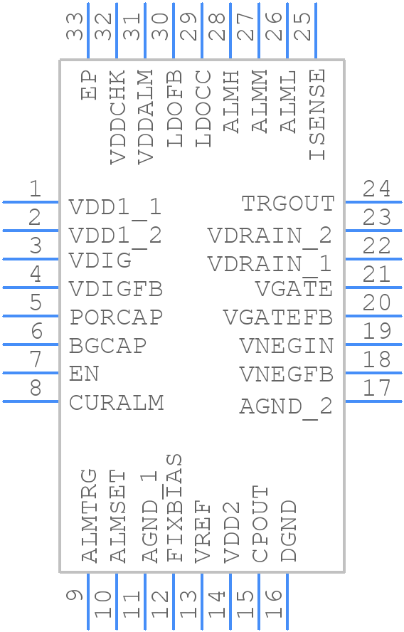 HMC920LP5E - Analog Devices - PCB symbol