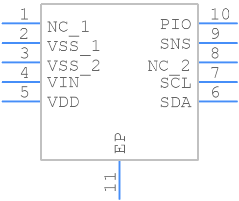 DS2782G+T&R - Analog Devices - PCB symbol