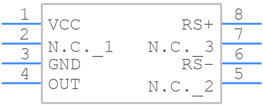 MAX4173HESA+T - Analog Devices - PCB symbol