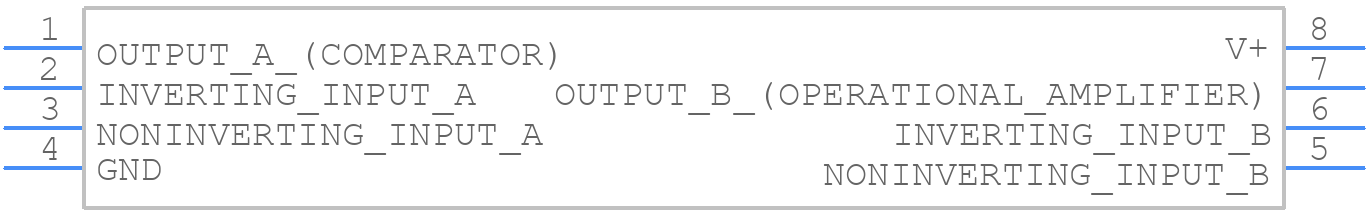 LM392DGKT - Texas Instruments - PCB symbol