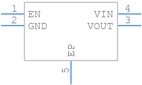 MIC94300YMT TR - Microchip - PCB symbol