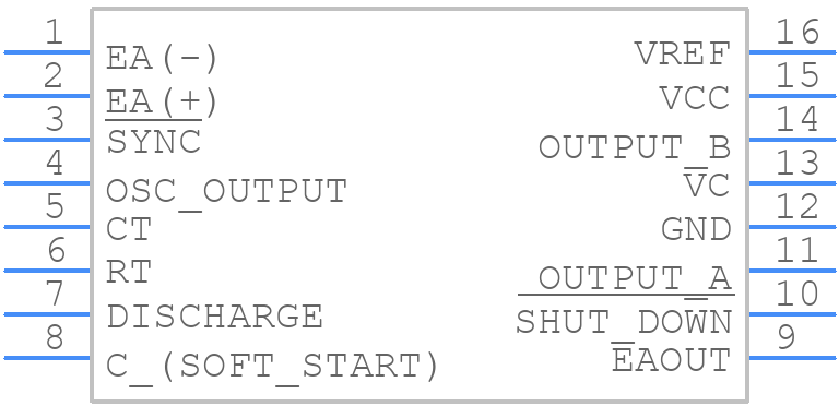KA3525A - onsemi - PCB symbol