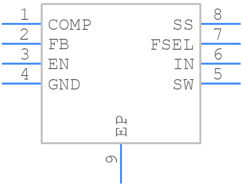 MP3213DH-LF-Z - Monolithic Power Systems (MPS) - PCB symbol