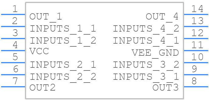 LM224DTBR2G - onsemi - PCB symbol