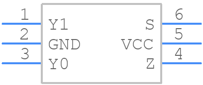 74LVC1G3157GF,132 - Nexperia - PCB symbol