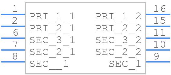 PE-68413NL - Yageo Group - PCB symbol