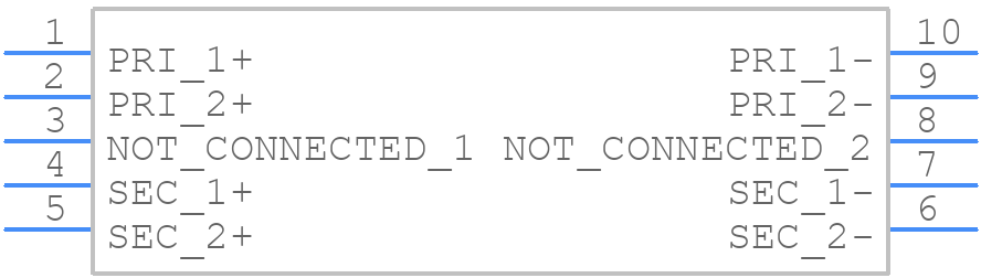 PE-68421NL - Yageo Group - PCB symbol