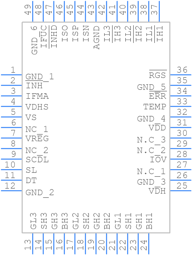 TLE7184FXUMA2 - Infineon - PCB symbol