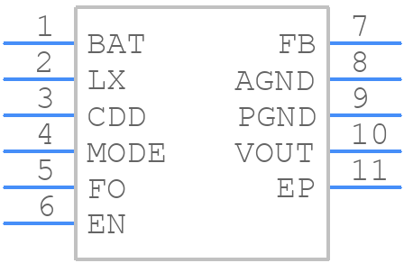 XC9131F05CDR-G - Torex - PCB symbol