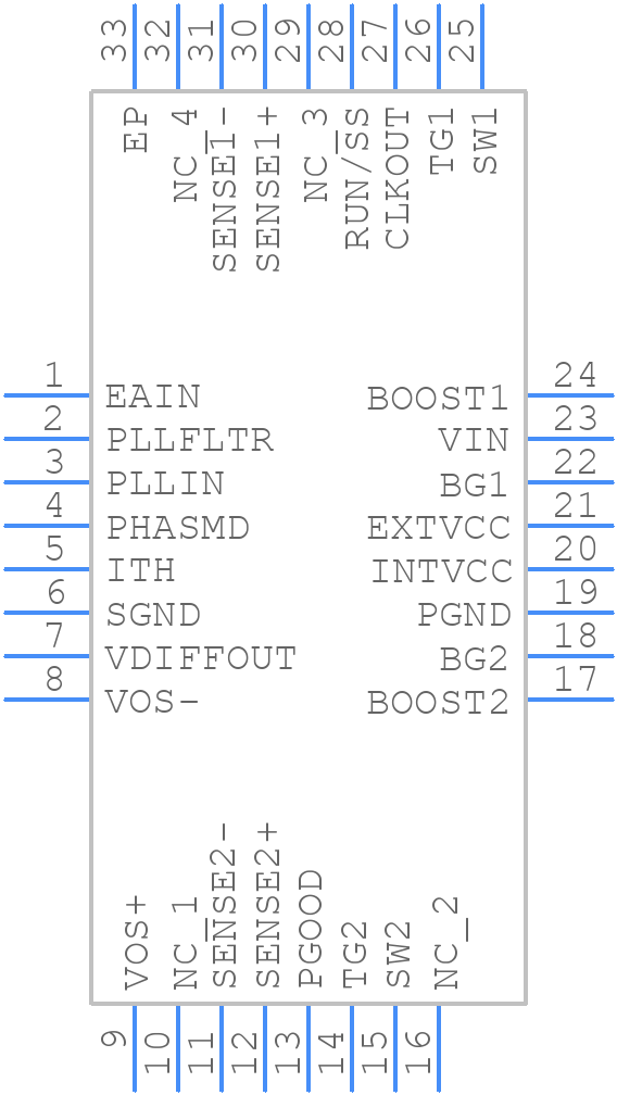 LTC3729EUH#PBF - Analog Devices - PCB symbol